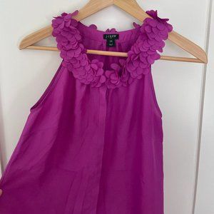 JCrew Blouse Petal Collar Cami Blouse, NWOT